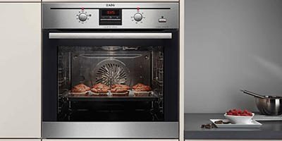 AEG Oven Step-3 Let the oven preheat for 5 minutes and then enjoy your delicious bake