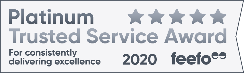 Platinum Trusted Service Award Winner 2020