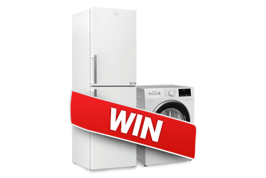 Win a Beko Fridge Freezer & Blomberg washing machine